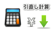 引直し計算を行うことで過払い金が発生したり、残りの債務額がゼロになることを説明したイメージ画像です